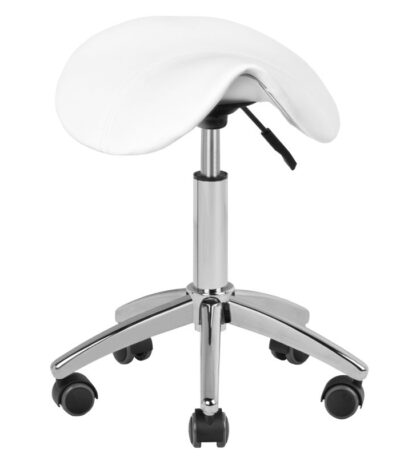 Cosmetische tabouret kruk AM-302 wit 1