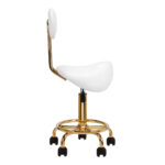Tabouret cosmétique avec dossier Tabouret 6001G BLANC 2