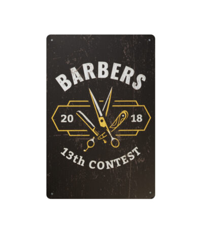 Decoratieve plaquette kapper b038 1