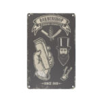 Decoratieve plaquette kapper b047 1