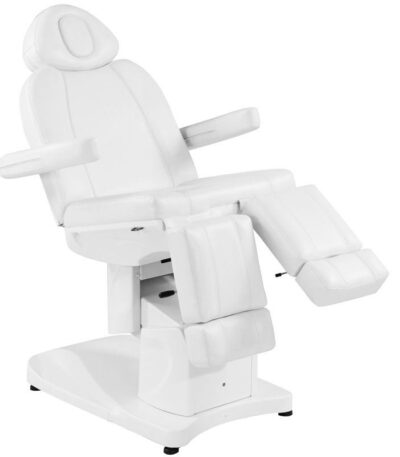 Fauteuil de traitement cosmétique électrique azzurro 708as pedi 3 strong white 1