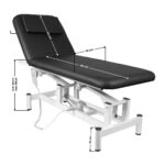 Elektrische massagebed / massagetafel 079 1 intens zwart 9