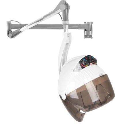 Gabbiano Centurion DVI-303W ionische wand haardroger met haardroogkap wit en drie snelheden 1