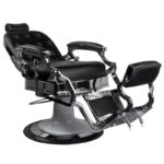 Chaise de barbier Gabbiano Ernesto en noir 3