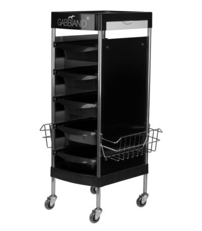 Gabbiano fx11e zwarte Werkwagen kapper trolley 1