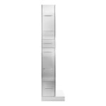 GABBIANO kapper kaptafel met spiegel JR-9010 aluminium 4