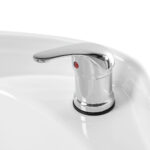 Gabbiano unité de lavage pour coiffeur Wilno noir 8