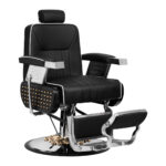 Gabbiano fauteuil de style Livio noir 1