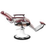 Gabbiano barber chair moto-style bordeaux 3