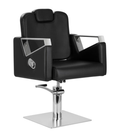 Gabbiano kappersstoel Wilno zwart 1