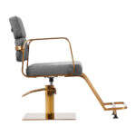 Fauteuil de barbier Gabbiano Porto-GM gris 2