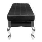 Gabbiano wachtkamerbank f011 zwart 3