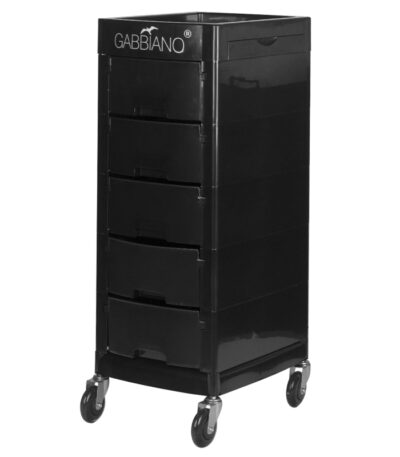 Gabbiano Werkwagen kapper trolley ft65-a zwart 1