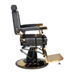 Gabbiano zwarte Filippo gouden kappersstoel 4