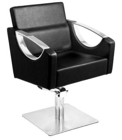 Fauteuil de barbier Gabbiano talin noir 1