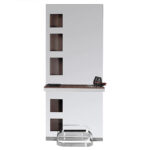 Gabbiano-Kleiderschrank Kleiderschrank mit Spiegel B058 Nussbaum 4