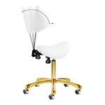 Giovanni Cosmetic tabouretret à dossier 1004 gold white 10