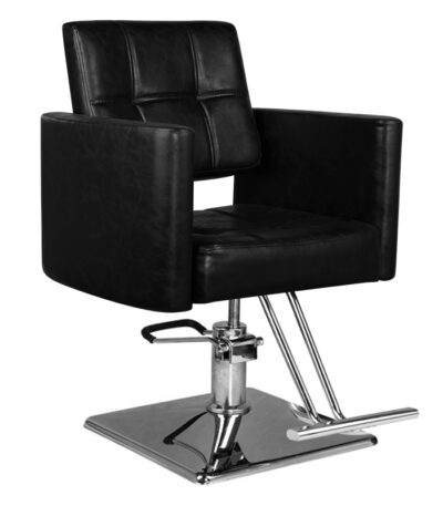 Hair System zwarte kappersstoel sm344 1