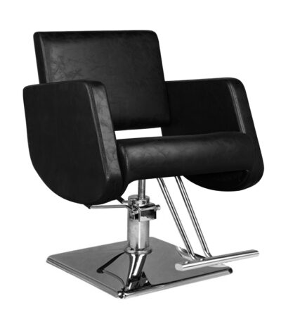 Hair System zwarte kappersstoel sm376 1
