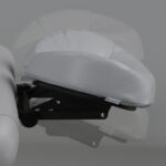 Einklappbare Massageliege Aero Alu 70 Vinyl Flex K029 Grau 5