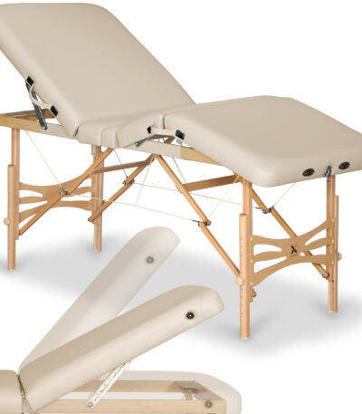 Inklapbare massagetafel Xena Licht Hout 70 Vinyl Flex K033 Beige 1