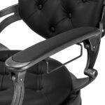 Kappersstoel Gabbiano Niccolo Zwart 10