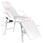 Opvouwbare cosmetische behandelstoel A270 wit 6