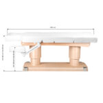 Spa cosmetisch massagebed / massagetafel azzurro 838 4 sterk verwarmd 10