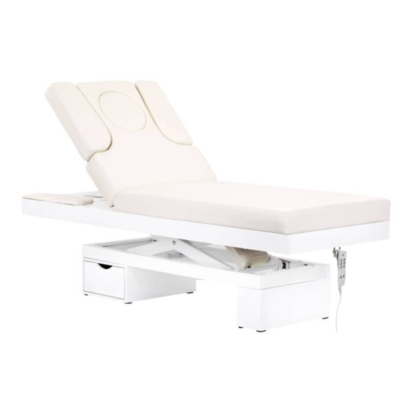 Spa cosmetische massagebed / massagetafel azzurro 815b in glanzend wit 1