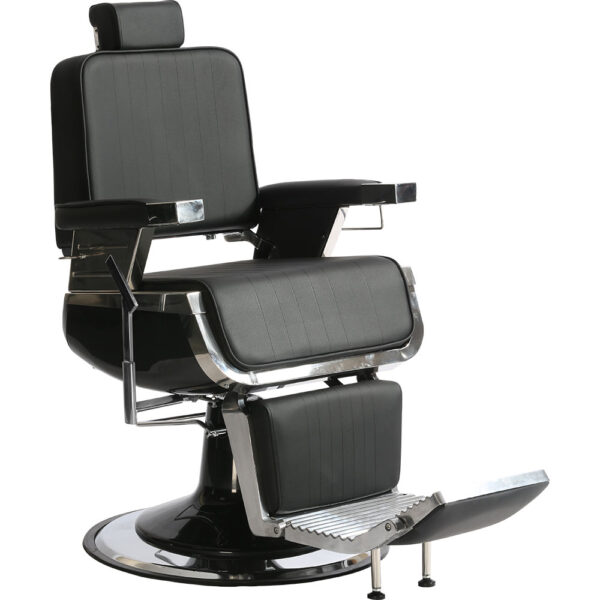 AYALA DARK LED Friseurstuhl schwarz 1