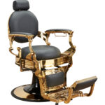 AYALA SOLOMON fauteuil de barbier en or et fauteuil de barbier 1