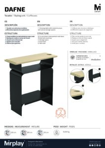 Mirplay Kaptafel Dafne – Bild 3