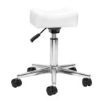 Bell Sillon pouf pédicure mobile blanc 1