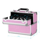 Cosmetische koffer 44 roze 9