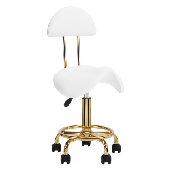 Tabouret cosmétique 6001-G or blanc deuxième catégorie 1