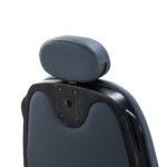 Gabbiano Francesco kappersstoel in grafiet met geborsteld zwart frame 7