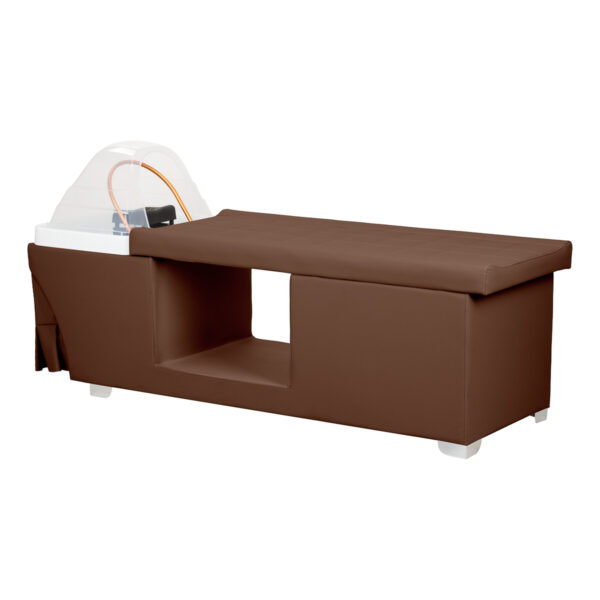 Gabbiano Head Spa Maldives lavage de cheveux lit brun 1