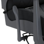 Fauteuil de coiffeur Gabbiano Bruno avec cadre graphite noir 8