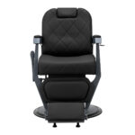 Fauteuil de barbier Gabbiano Bruno avec cadre graphite noir 4