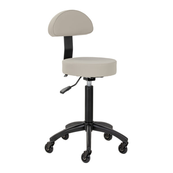 Gabbiano tabouret kapperskruk D026 grijsbeige 1