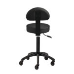 Gabbiano tabouret kapperskruk D026 zwart 3