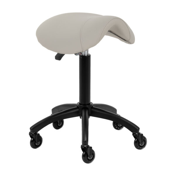 Tabouret de barbier Gabbiano D032 gris beige 1