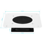 Momo X1W 100W Professionele inbouwstofzuiger wit 5