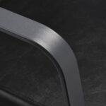 Gabbiano kappersstoel Porto grijs zwart 5