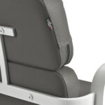 Gabbiano kappersstoel Porto wit grijs 5