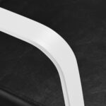 Gabbiano kappersstoel Porto wit zwart 5