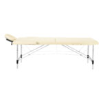 Table de massage pliante Balance Aluminium avec 2 segments Crème 2
