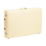 Balance Aluminium Table de Massage Pliante avec 2 Segments Crème 14