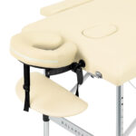 Table de massage pliante Balance Aluminium avec 2 segments Crème 3