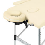 Table de massage pliante Balance Aluminium avec 2 segments Crème 4